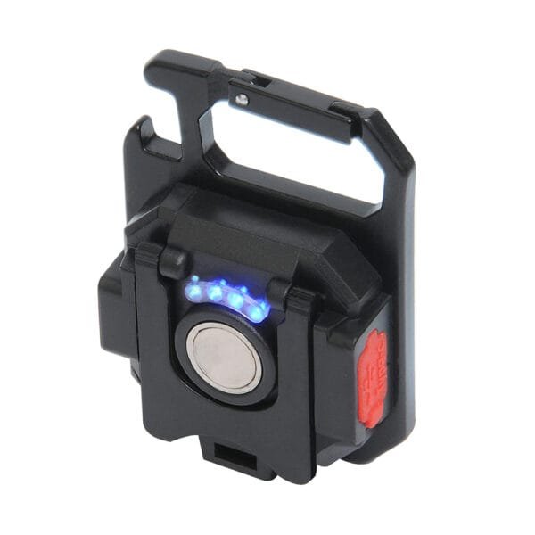 LINTERNA MINI LIGHT OUTDOOR TECMASTER , RECARGABLE TIPO-C + IMÁN + TRÍPODE, COLOR NEGRO - Imagen 4