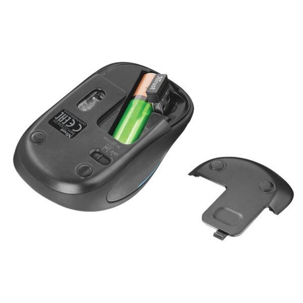 Mouse black inalámbrico yvi fx trust - Imagen 4