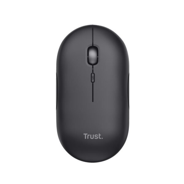 TRUST MOUSE PUCK WRL-BT RECARGABLE BLACK - Imagen 2