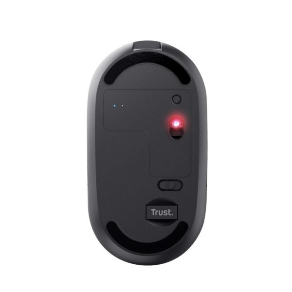 TRUST MOUSE PUCK WRL-BT RECARGABLE BLACK - Imagen 4