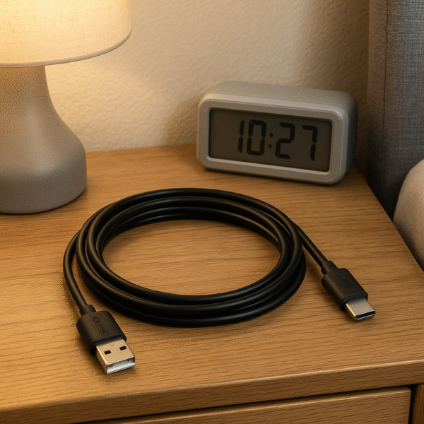 Cable Tipo C a USB Negro Tecmaster