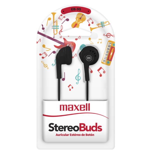 AUDÍFONO MAXELL EB-95 COLOR NEGRO - Imagen 2