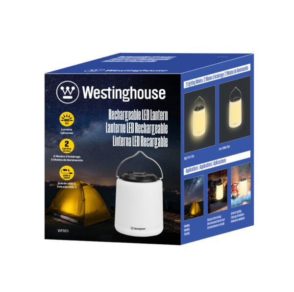 LINTERNA WESTINGHOUSE FAROL RECARGABLE DE 400 LUMEN - Imagen 2
