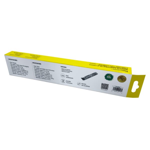 TECMASTER SOPORTE AJUSTABLE DE ALUMINIO PARA COMPUTADORA PORTÁTIL - Imagen 7