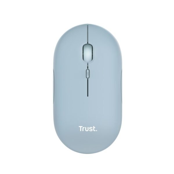 MOUSE TRUST PUCK WRL-BT INALÁMBRICO RECARGABLE COLOR AZUL - Imagen 2