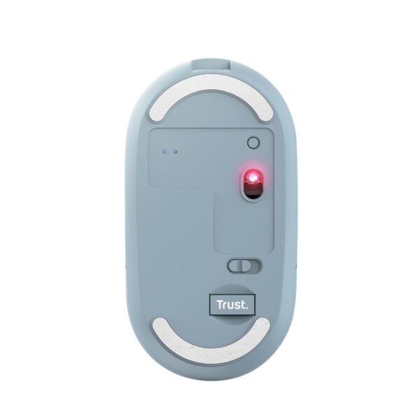 MOUSE TRUST PUCK WRL-BT INALÁMBRICO RECARGABLE COLOR AZUL - Imagen 4
