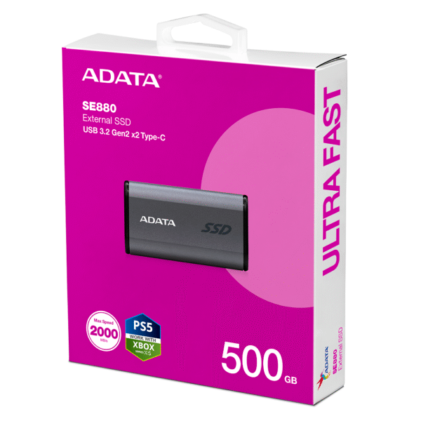 DISCO DURO ADATA SSD AELI-SE880 DE 500GB - Imagen 3