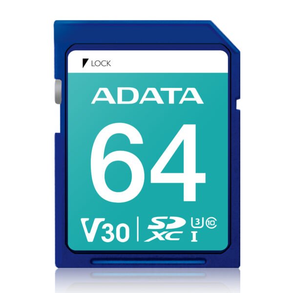 MEMORIA PREMIER PRO SDXC UHS-I U3 ADATA DE 64GB CLASS 10 (V30S)