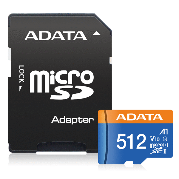 MEMORIA MICRO SDXC ADATA DE 512GB UHS-I-CL10 AUSDX256GUICL10A1-RA