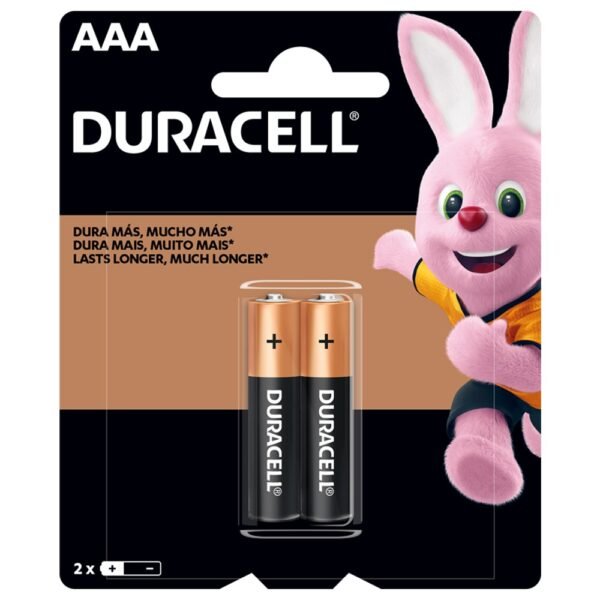 PILA ALCALINA DURACELL AAA X 2 BLISTER