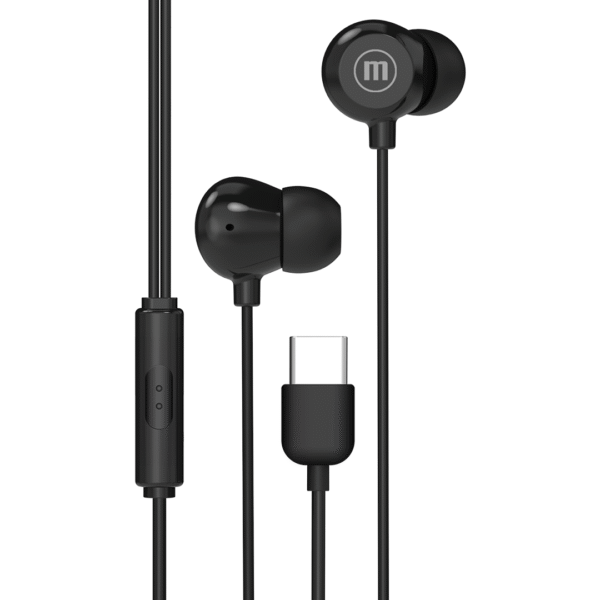 AUDIFONOS IN EAR MAXELL USB-C COLOR NEGRO