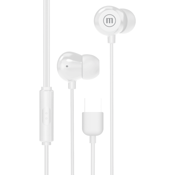 AUDIFONOS IN EAR MAXELL USB-C COLOR BLANCO