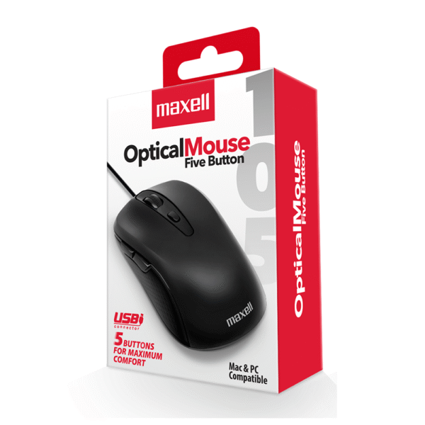 MOUSE OPTICO MAXELL MOWL-105 USB - Imagen 3