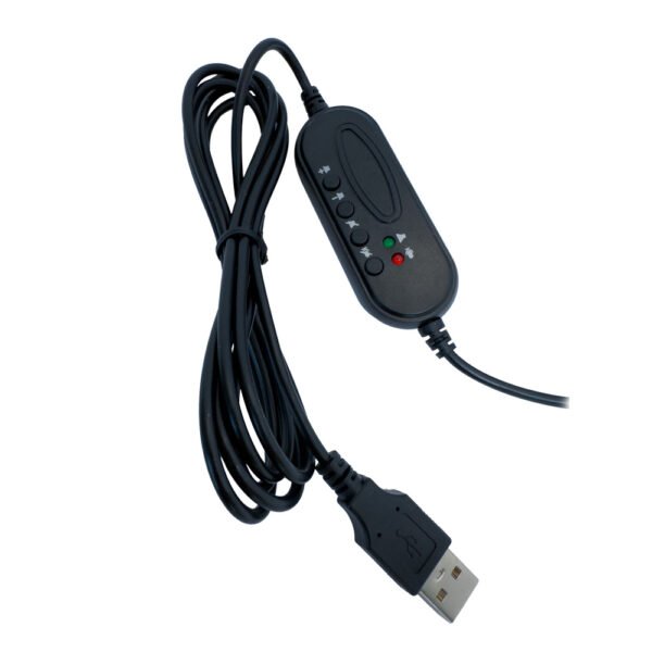 AUDÍFONOS TECMASTER CALL-CENTER HEADSET CON MICRÓFONO, CONECTOR USB - Imagen 3
