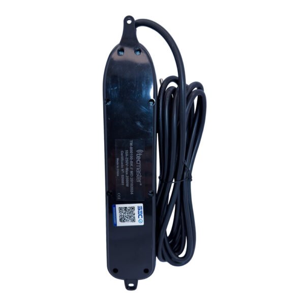 ALARGADOR TECMASTER ZAPATILLA 6 TOMAS NEGRO, 3 METROS, CERTIFICADO SEC - Imagen 2