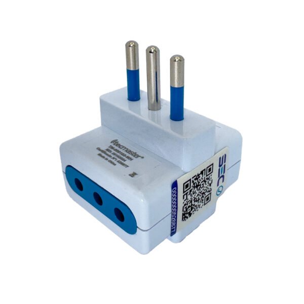 ADAPTADOR ELÉCTRICO TECMASTER TRIPLE + TIERRA, CERTIFICADO SEC