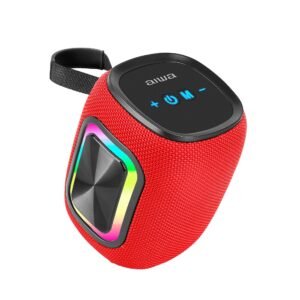 PARLANTE AIWA PORTATIL 12W RADIO FM, ROJO