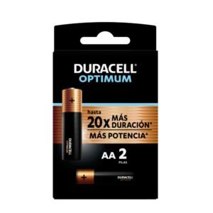 PILA ALCALINA OPTIMUN DURACELL AA X 2 BLISTER