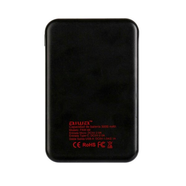 POWER BANK 5.000 MAH AIWA PAW68 - Imagen 3